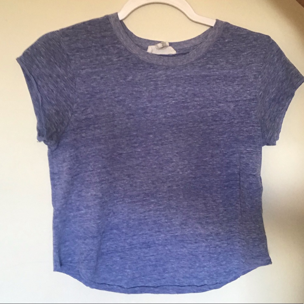 Blue Crop Top